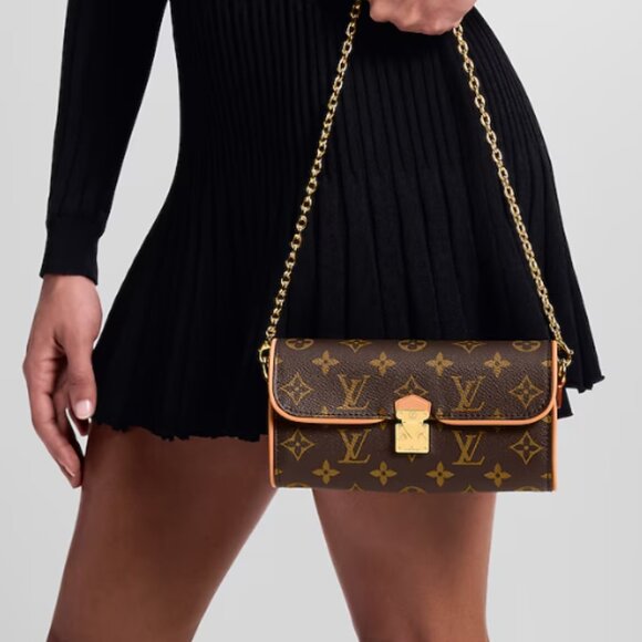 Louis Vuitton Monogram Camille Pochette Shoulder Bag Brown - Picture 6 of 6